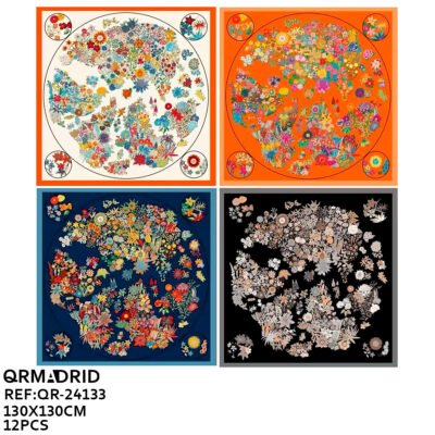 Pañuelos seda 130X130
